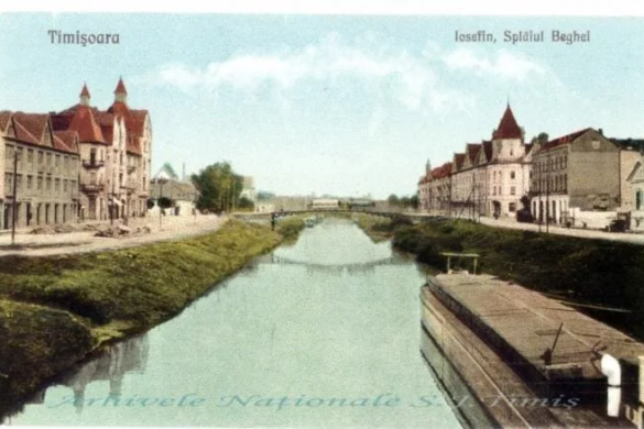 Canalul Bega în zona Iosefin în 1926- TIMIŞUL DE IERI