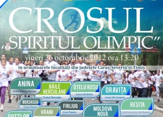 Banatul aleargă la Crosul Spiritul Olimpic