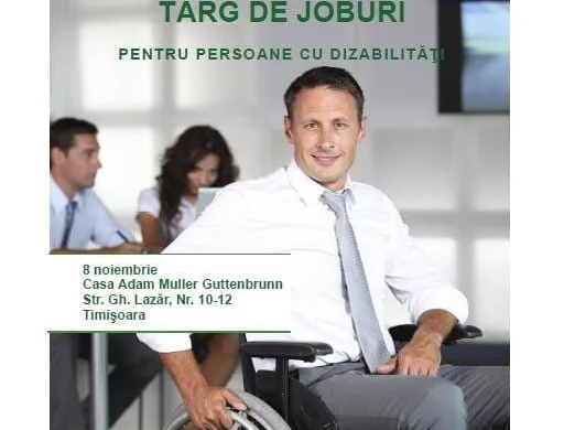 Târg de job-uri pentru Persoane cu Dizabilităţi, la Timişoara