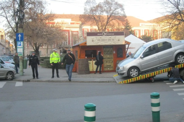 Amenzi pentru şoferii care parchează pe locurile destinate persoanelor cu handicap