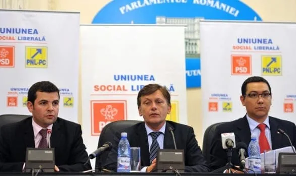 Crin Antonescu împreună cu ceilalţi doi lideri USL vin la Timişoara!