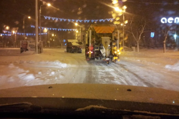 Deszăpezire în Timișoara: 14 utilaje pe teren după ninsorile din 2018