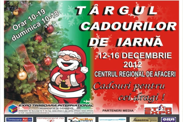 Timişorenii sunt invitaţi la Târgul Cadourilor de Iarnă