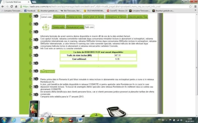 Sub sloganul „Lumea noastră eşti tu” Cosmote îţi fură banii din buzunar Screenshot 3 jpg