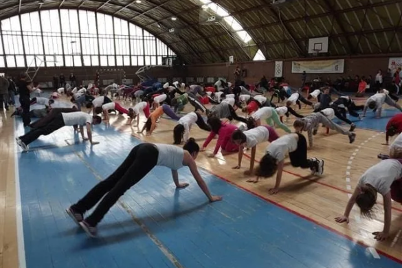 Maria Olaru promovează spiritul olimpic, la Timişoara, printre mici şi mari