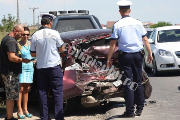 FOTO/VIDEO Patru victime într-un accident pe Calea Buziaşului, între Timişoara şi Moşniţa Noua