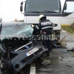 Accident deosebit de grav între Albina şi Sacoşu Turcesc. Un bărbat a murit după ce a fost izbit de un autocamion 006