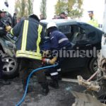 Accident deosebit de grav între Albina şi Sacoşu Turcesc. Un bărbat a murit după ce a fost izbit de un autocamion 009