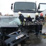 Accident deosebit de grav între Albina şi Sacoşu Turcesc. Un bărbat a murit după ce a fost izbit de un autocamion 028