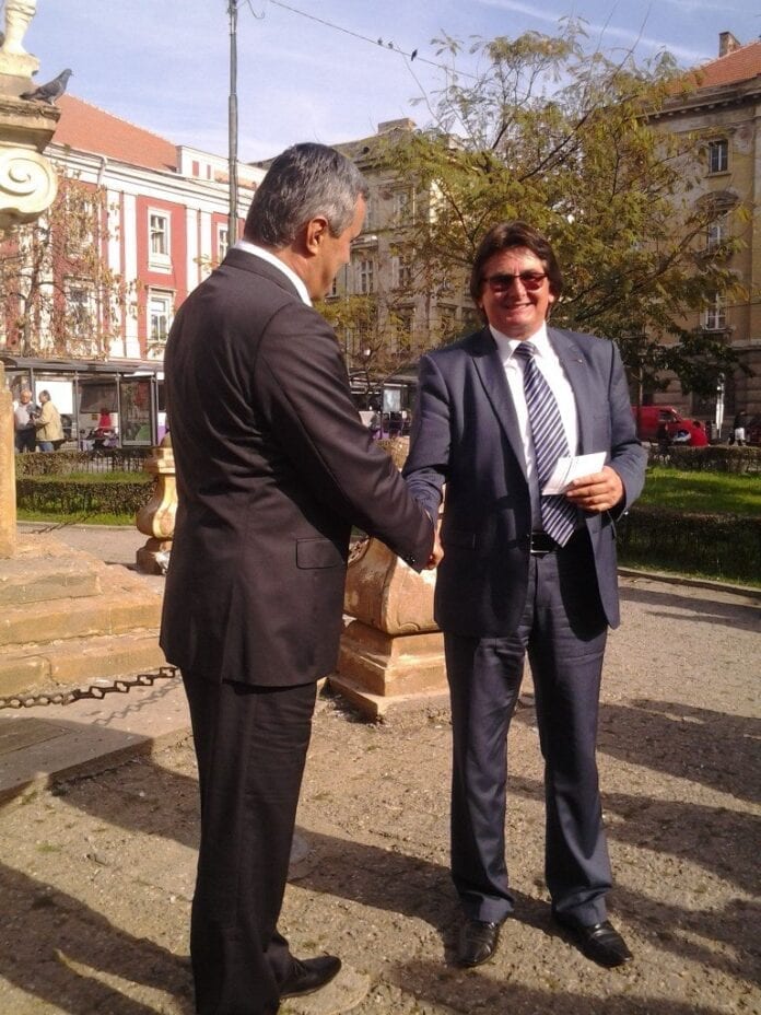 Primarul Nicolae Robu a dat startul, oficial, pentru începerea construcţiilor din centrul istoric