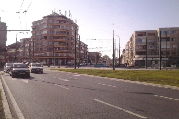 Cum arată acum intersecţia din Piaţa Bălcescu