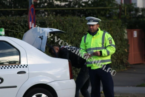 Taximetriştii şi şoferii indisciplinaţi verificaţi la „sânge” de Poliţişti şi R.A.R 011 jpg
