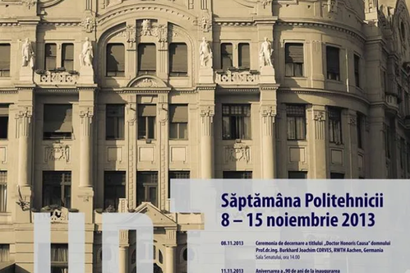 Luni are loc „Ziua Politehnicii”. Evenimentul se încadrează în „Săptămâna Politehnicii”, care se încheie pe 15 noiembrie