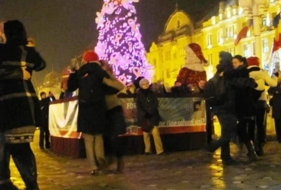 Ritmuri argentiniene la flash mob-ul din Piaţa Victoriei