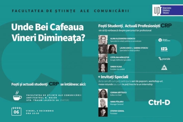 „Foști studenți, actuali profesioniști C.R.P.”- Alumnii de la Politehnică se întorc la facultate
