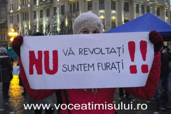 FOTO Protest pe teme de interes naţional la Timişoara