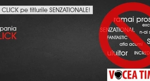 Mişcarea anti-click aici sau încercarea de asuprire a senzaţionalismului