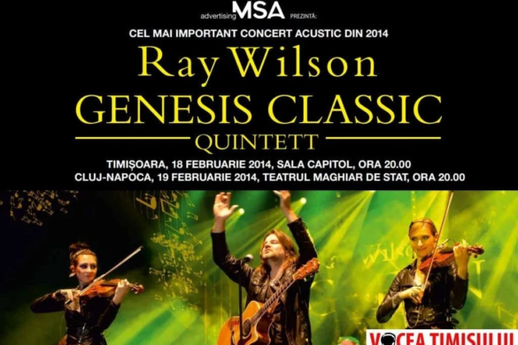 Ray Wilson şi Genesis Classic la Timişoara, în 2014