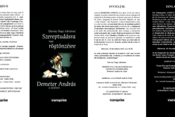 La Timişoara se lansează „Respectul celor scrise sau uşurinţa exprimării”