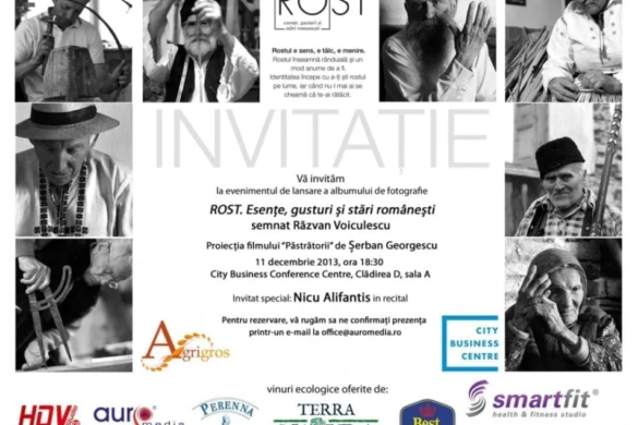 Esenţe, gusturi şi stări româneşti captivate pe film. Răzvan Voiculescu aduce ROST-ul la Timişoara