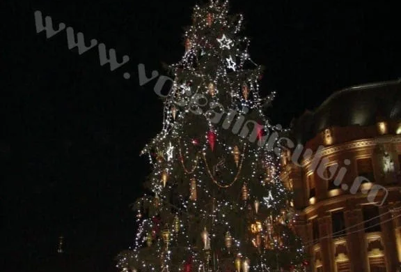 Hora Unirii, lumina de sărbătoare și cel mai mare Târg de Crăciun au fost deschise duminica seara de primarul Timișoarei