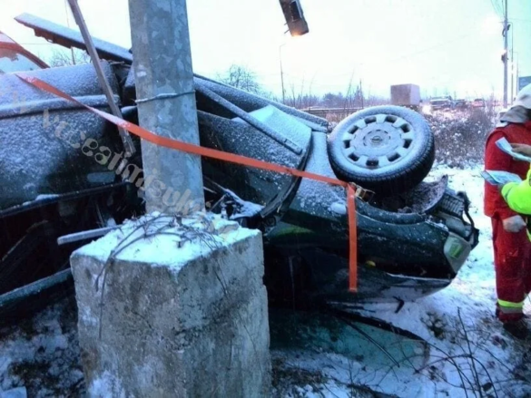 Accident violent din cauza zăpezii pe Calea Lugojului22 jpg