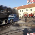 Un autocar a luat foc în parcarea Hotelului Timişoara10