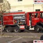 Un autocar a luat foc în parcarea Hotelului Timişoara11
