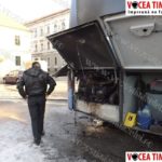 Un autocar a luat foc în parcarea Hotelului Timişoara16