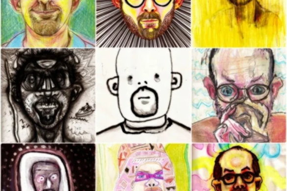 Experimentul excentric al unui artist – 45 de zile, 45 de droguri, 45 de autoportrete FOTO