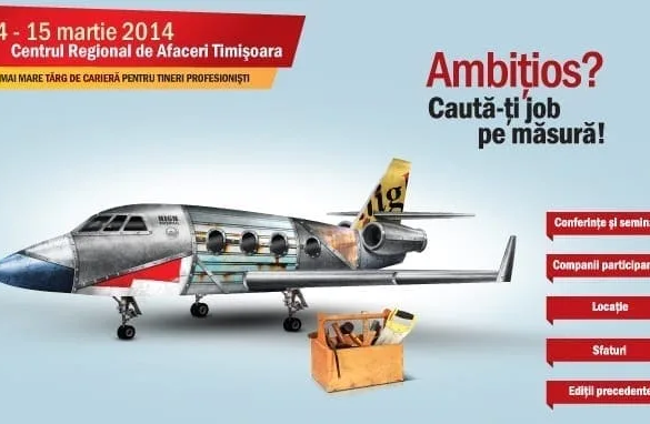 Peste 1.350 de joburi la „Angajatori de TOP Timişoara”. Vezi care ţi se potriveşte