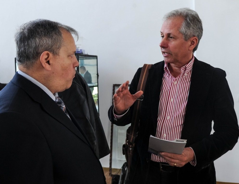 Dumitru Prunariu Marius Otesteanu prorector UP Timisoara Dumitru Prunariu Marius Otesteanu prorector UP Timisoara