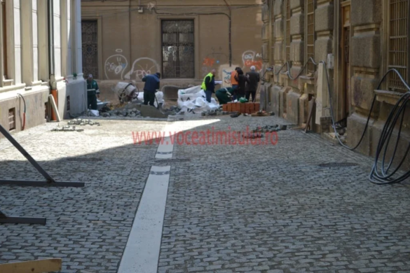 Timișorenii pot testa viitorul pavaj din Centrul Istoric. Vezi unde!