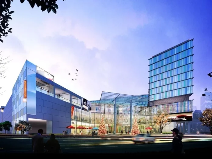 Timişoara se află pe picior de modernizare cu un „zgârie-nori” şi un nou mall, „în cuptor” FOTO mall 2 jpg