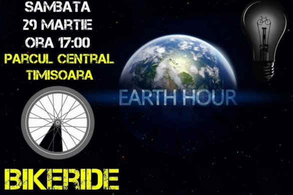 Ora Pământului sărbătorită pe biciclete, la Timişoara