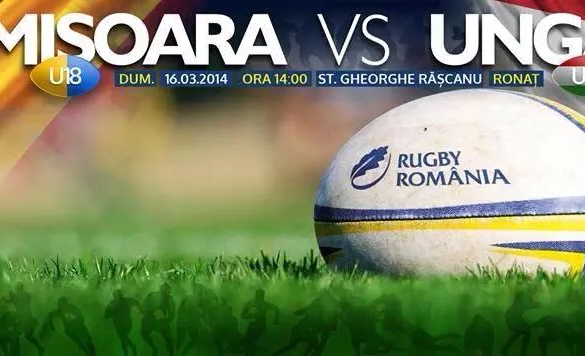 RCM Timişoara U18 dispută duminică un meci test în compania naţionalei de rugby U18 a Ungariei