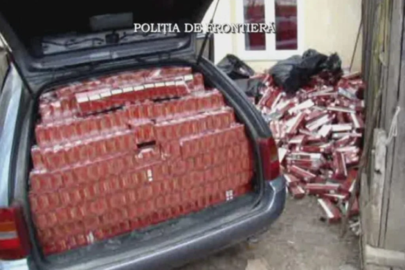 Traficant de țigări, reținut de polițiști cu focuri de armă la Deta