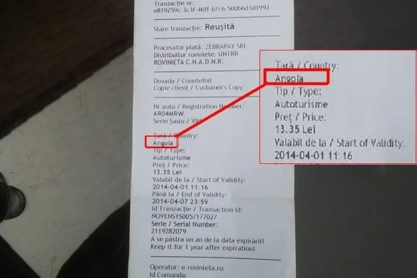 CNADNR – cea mai tare păcăleală de 1 aprilie! Vezi cum a plătit un timişorean ROVINIETĂ pentru… ANGOLA!!! FOTO