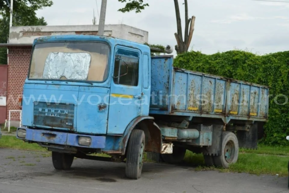 Autocamion abandonat pe strada Nera, din Timișoara, ignorat de Poliția Locală. Vezi de când e acolo! FOTO