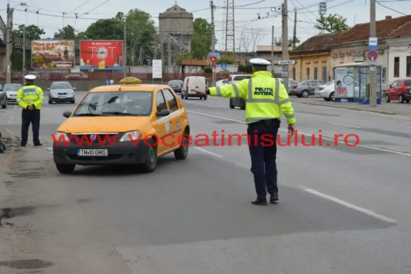 Taximetriştii timişoreni, luaţi la bani mărunţi de Poliţia Rutieră împreună cu inspectorii de la R.A.R.