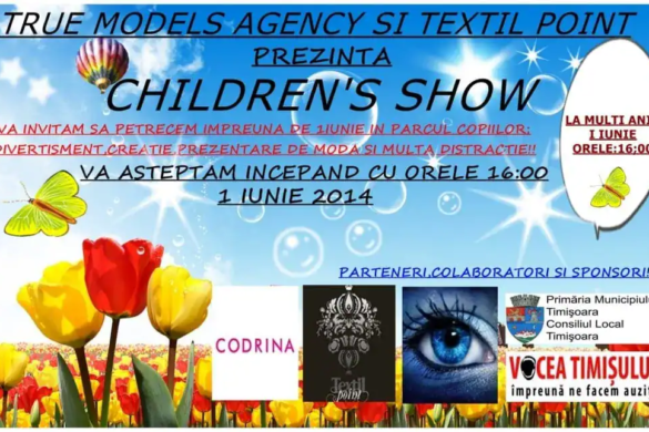 Children’s show, scenete de teatru şi creativitate de Ziua Copilului, la Timişoara