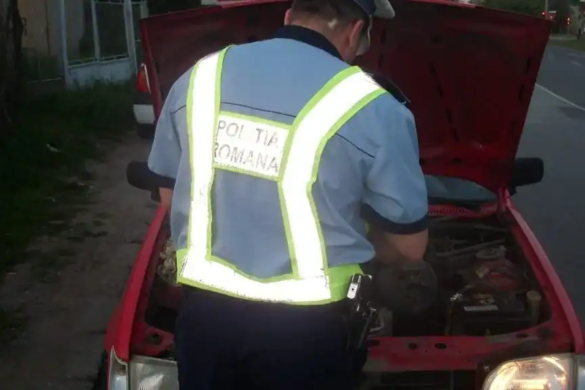 Şofer timişorean beat a „agăţat” trei autovehicule parcate