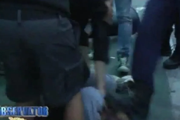 Poliţiştii s-au sesizat din oficiu în cazul celui mai violent incident de la Serbările Timişoreana VIDEO +18