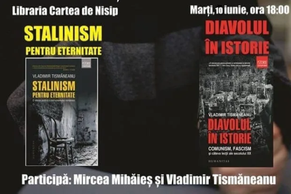 Vladimir Tismăneanu lansează două cărţi, la Timişoara. Evenimentul are loc la „Cartea de Nisip”