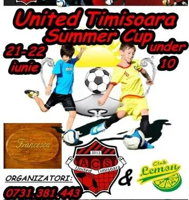 Prima ediţie a „United Summer Cup” are loc în acest weekend. Micii fotbalişti se întrec la trei categorii de vârstă