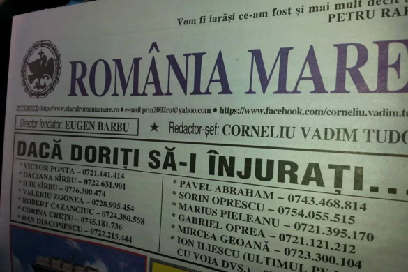 Vrei să îl înjuri pe Ponta? Te ajută Vadim Tudor! Numerele de telefon ale liderilor din Guvern, publicate în România Mare