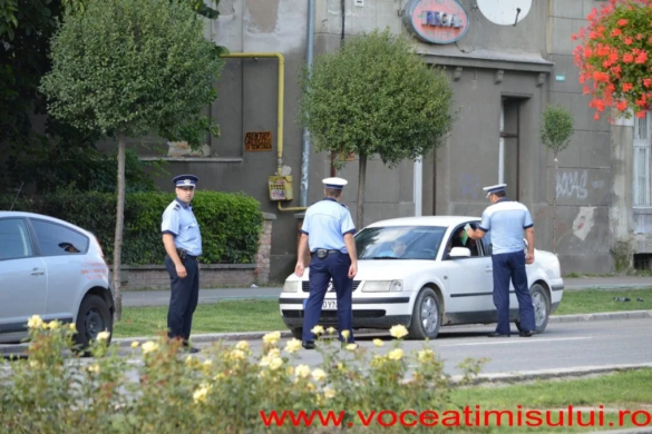 RAZIE desfășurată ieri în Lugoj. Vezi ce SANCȚIUNI au acordat oamenii legii