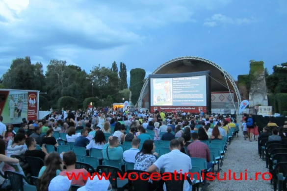 Cel mai mare cinematograf în aer liber din România, revine în Parcul Rozelor din Timișoara