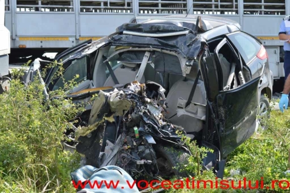 ACCIDENT MORTAL, pe șoseaua ce leagă Timișoara de Buziaş