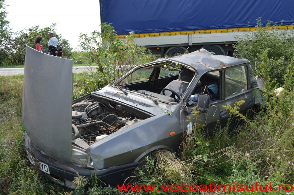 Accident pe DN 6902 Accident pe DN 6902